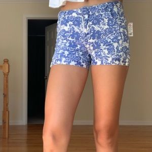 Flower print shorts